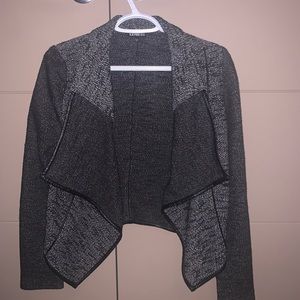 Express cardigan- black and grey